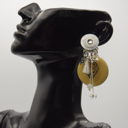 Boucle Rond Beige IKITA